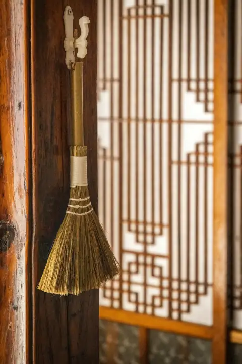 Brooms: a brass instrument with a light